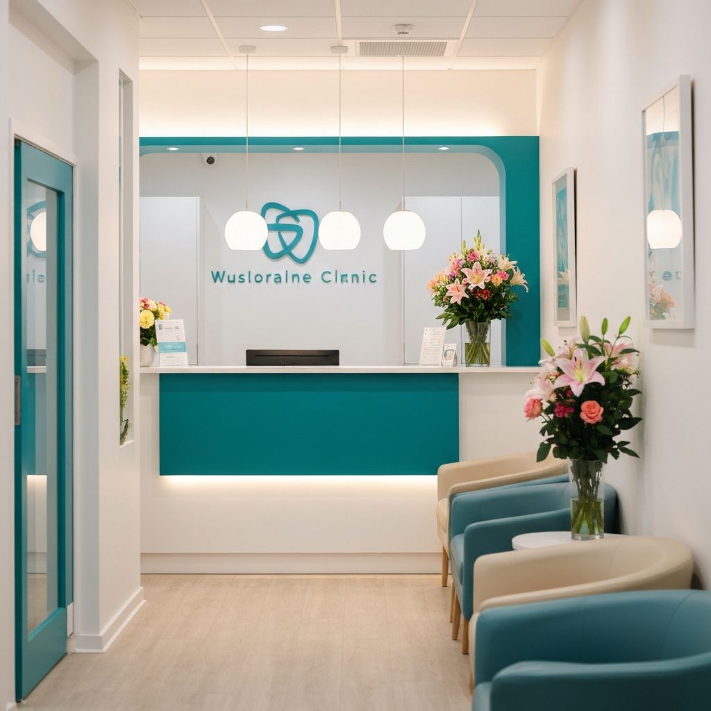 Welcoming reception area at HiQu Dental clinic in Townsville